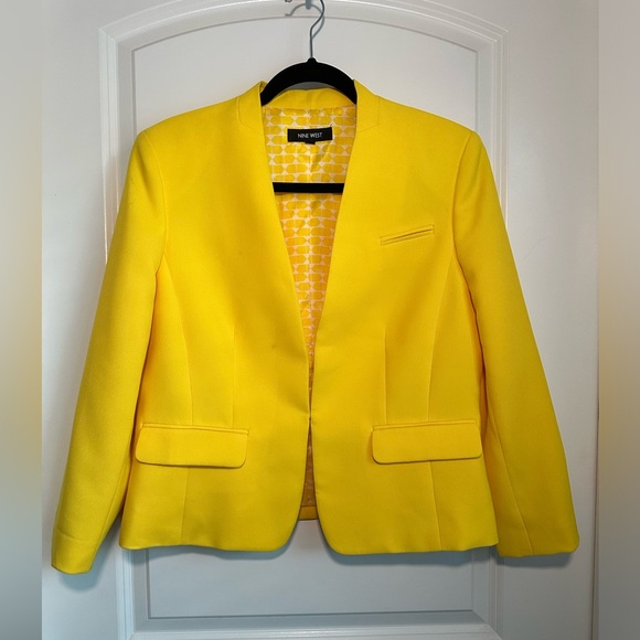 Nine West Jackets & Blazers - Vintage Nine West Yellow Blazer 10